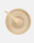 12 Round Plates, 6 inch Round bowls _ 5 inch spoons 2